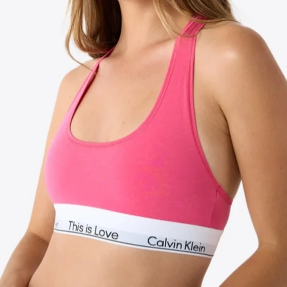 CALVIN KLEIN BRAND NEW 2-PACK THIS IS LOVE UNLINED BRALETTE SIZE XL - Picture 5 of 14
